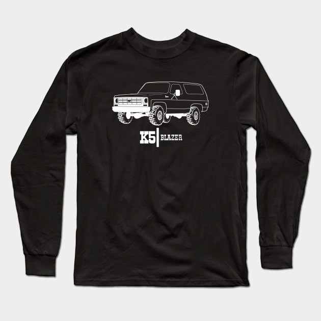 '70's K5 Blazer Long Sleeve T-Shirt by The OBS Apparel